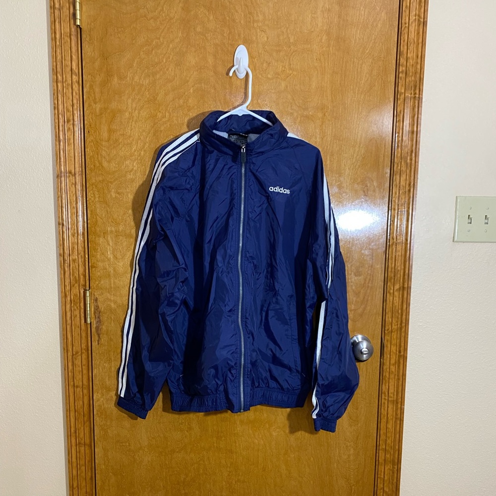 Adidas Vintage Windbreaker Size Large